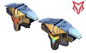 Sarafox Y1 RGB - Gatillos de Juego para Teléfono Móvil con Vibración L1R1, Botón de Disparo Electrónico de 4 Velocidades para PUBG - Product Image 3