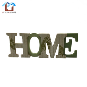 Venta caliente ampliamente utilizando lindo arte casa colgando <span class=keywords><strong>de</strong></span> la pared <span class=keywords><strong>de</strong></span> color personalizado letras <span class=keywords><strong>de</strong></span> madera - Product Image 1