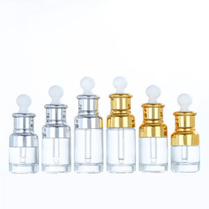 Emballage <span class=keywords><strong>cosmétique</strong></span> 20ml 30ml flacons compte-gouttes d'huile essentielle <span class=keywords><strong>en</strong></span> verre à capuchon doré pour sérum de soin de la peau - Product Image 4