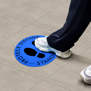 Custom Floor Warning Stickers Anti Slip Caution Wet Floor Self Adhesive <b>Vinyl</b> Safety Floor Warning Labels - Product Image 5