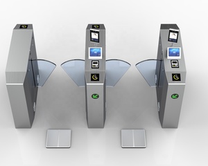 Tự động nhanh chóng nhập cảnh duy nhất làn đường ESD turnstile vân tay nhận dạng khuôn mặt với internet turnstile ESD Hệ thống kiểm soát truy cập - Product Image 5
