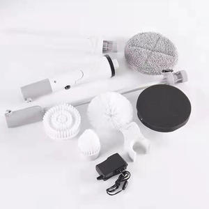 Alat pembersih Ultrasound 2 in 1, pegangan panjang dapat dilepas alat pembersih sikat Toilet barang berguna untuk rumah plastik tangan IPX5 - Product Image 5