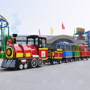 รถไฟชมวิวไฟฟ้าขนาดใหญ่สำหรับสวนสนุกและกิจกรรมครอบครัว - Product Image 2