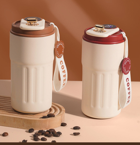 Tasse à café affichage température avec poignée de corde tasse à vide commerce extérieur Style populaire tasse à eau cadeau <span class=keywords><strong>entreprise</strong></span> de gros - Product Image 3