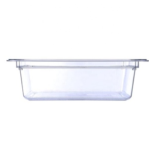 Kích Thước 1/2 4 Inch Sâu Rõ Ràng Rubbermaid Sản Phẩm Thương Mại Lạnh Thực Phẩm Chèn <span class=keywords><strong>Pan</strong></span> Cho Khách Sạn Nhà Hàng Nhà Bếp Nhà Ăn - Product Image 2