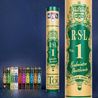 Ballon de badminton RSL No.1 Professional Team Training Taiwan Cigu Duck Feather 2 Layer Speed 77 Super Durable