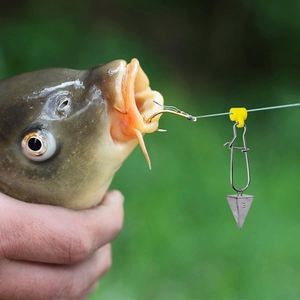 Heavy Duty Duo Lock Snaps Connecteur Mousqueton Pivotant Tête en plastique Plomb <span class=keywords><strong>de</strong></span> pêche Glissière avec détecteur <span class=keywords><strong>de</strong></span> <span class=keywords><strong>ligne</strong></span> <span class=keywords><strong>de</strong></span> poisson et curseur - Product Image 3