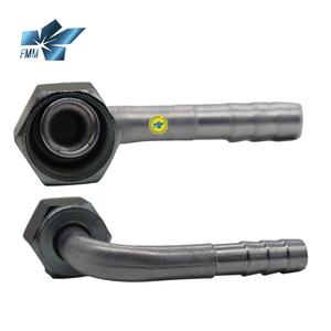 Raccord universel pour tuyau de compresseur de climatisation automobile 1/2 8 R134a, raccord cannelé à joint torique 90 degrés 15 mm / écrou M22*1.5 - Product Image 1