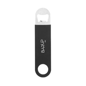 BarUp Black 180x40mm <b>Bar</b> Bottle Opener for Hotel and Restaurant Supplies - Product Image 1