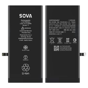 Baterías de iones de litio Sova para Iphone 6 7 8 X Xr Mini SE batería para Iphone 11 <span class=keywords><strong>12</strong></span> 13 14 15 <span class=keywords><strong>pro</strong></span> batería de teléfono móvil logotipo personalizado - Product Image 2