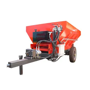 YUESHAN fertilizer spreader truck trailed organic fertilizer spreader for sale for orchards garden farms