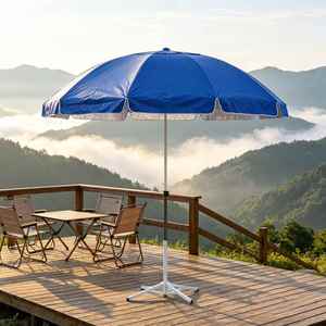 Sombrilla Portátil para Patio, Playa o Jardín de 1.5m con Orificios de Ventilación, Revestimiento Plateado y Protección Contra el Viento, Venta al Por Mayor - Product Image 1