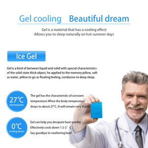 Bantal Tidur Busa Memori Gel Pendingin Anti Mendengkur Grosir Pabrik untuk Tidur - Product Image 5