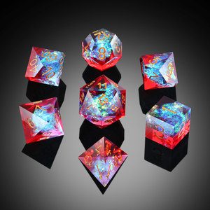 Làm bằng tay đa diện sắc nét cạnh nhựa xúc xắc đặt D & D tùy chỉnh DND xúc xắc cho ngục tối và rồng - Product Image 2