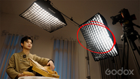Set de Iluminación para Transmisión en Vivo, Luz LED de Video de 200W con Softbox y Trípode para Transmisiones de Comida y Belleza