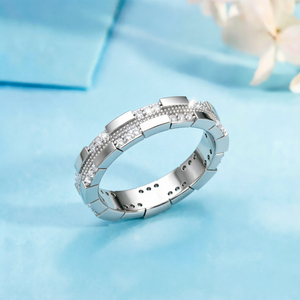 Jewelry Wholesale OEM 925 Sterling Silver Brilliant Cut Stackable <b>Rings</b> Women Dainty Hypoallergenic Daily Wear Party <b>Adjustable</b> - Product Image 4