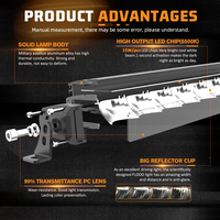 Barre lumineuse LED 24V ambre à profil bas homologuée E pour véhicules tout-terrain, neuve, pour barre de toit et pare-chocs avant