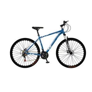 도매 산악 자전거 탄소 강철 MTB 자전거 29 크기 풀 서스펜션 알루미늄 합금 디스크 브레이크가있는 산악 자전거