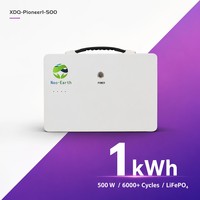 Système de stockage d'énergie résidentiel XDQ Pioneer1-500 1kWh LiFePO4 314Ah, générateur solaire 500W MPPT pour petite maison, OEM disponible