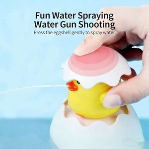 Éxito de Ventas Transfronterizo: Cabezal de Ducha con Rociador de Agua en Forma de Patito, Huevo de Dinosaurio, Pingüino, Juguetes de Baño para Bebés y Niños, Juguetes de Baño con Forma de Animales - Product Image 2