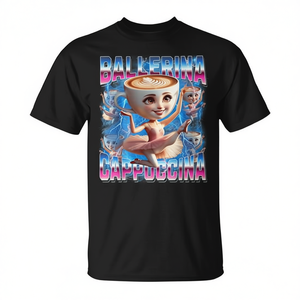 Camiseta Ballerina Cappuccina Italian Brainrot Gen Z para mujer - Product Image 2