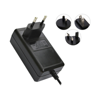 Adaptador de Corriente CA/CC de Pared de 36W 12V 3A, Enchufe Estadounidense, Conector CC de 5.5x2.1/5.5x2.5mm, OVP, OCP, SCP, CCTV, LED, POS, Router, CE, FCC, UKCA, RoHS, OEM