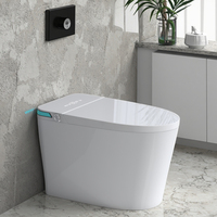 Meilleure vente entièrement intelligent blanc moderne chauffage de siège intelligent céramique double chasse voix télécommande désodorisation hôtels