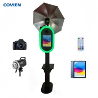 Machine Photobooth pour Appareil Photo Reflex Numérique Version iPad, Hauteur Réglable, Équipement pour Événements et Mariages