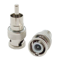 Adaptateur de câble coaxial BNC mâle vers RCA mâle pour caméra CCTV
