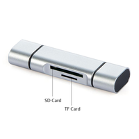 Adaptador OTG inteligente, lector de tarjetas de memoria, Micro USB tipo C SD TF, lector de tarjetas de teléfono móvil