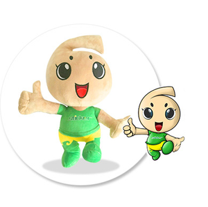 2023 yüksek kalite özelleştirilmiş yumuşak dolması peluş oyuncak bebekler peluş bebek 20cm logo oyuncak çizimden - Product Image 4