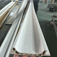Sistema de Paneles de Pared de PVC Curvos, Impermeables e Ignífugos, con Diseño Moderno para Proyectos Interiores y Exteriores