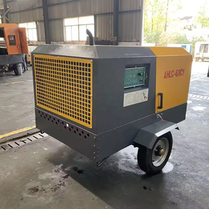 Compresseur d'<span class=keywords><strong>air</strong></span> à vis diesel portable de petite taille 185 Cfm, machine de forage pneumatique mobile pour pierre - Product Image 6