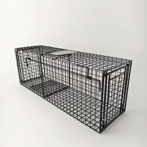 Piège automatique <span class=keywords><strong>à</strong></span> double porte haute performance Meilleure vente en gros sans cruauté pour animaux vivants Cage <span class=keywords><strong>à</strong></span> tatou Piège <span class=keywords><strong>à</strong></span> cage <span class=keywords><strong>à</strong></span> <span class=keywords><strong>loup</strong></span> - Product Image 2