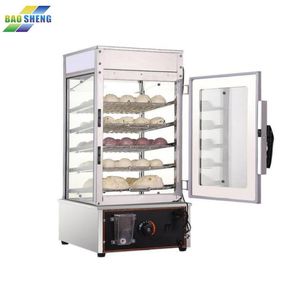 Vaporera Eléctrica de Acero Inoxidable Baosheng para Bollos Chinos, Calentador de Alimentos, Carro de Exhibición/Vitrina para Hotel, 220V, Logotipo Personalizado - Product Image 5