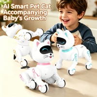 Jouet robot chat intelligent programmable DWI Ai Smart Pet Story RC avec infrarouge, STEM, fonction chant et programmation, pour enfants
