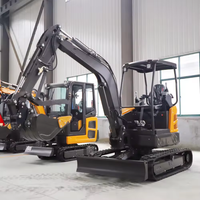 PENGIRIMAN GRATIS Mini Excavator 2 Ton EPA Mesin Kubota Alat Berat Konstruksi Crawler Digger Pertanian Baru 1 Ton 3.5 Ton Excavator Kompak