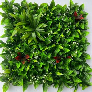 Panel de musgo de pared de jungla artificial 3D personalizado al por mayor cubierta de jardín verde vertical con plantas similares a la hierba para paisajismo - Product Image 5