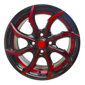 Roda de Liga Leve Aro 14 15 16 17 com PCD 100-114.3 Rodas Tuning Face Diamantada Preta Teste JWL VIA - Product Image 6