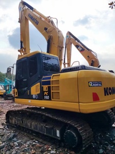 Excavatrice Komatsu PC160 d'occasion de haute qualité, modèle 2022, poids opérationnel de 16 tonnes, avec moteur, boîte de vitesses et PLC, à bon prix - Product Image 3