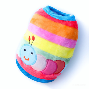 Chaleco de Franela con Diseño de Cachorro de Dibujos Animados, Camisa Cálida para Perros y Gatos, Ropa para Mascotas para Todas las Estaciones, Camisa sin Mangas para Perros, <span class=keywords><strong>Disfraz</strong></span> Lindo para Cachorros - Product Image 5