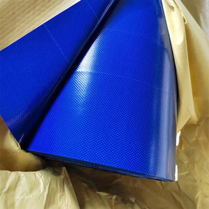 Bâche de protection pour cargaison en PVC enduit résistant à l'usure 650 g/m², imperméable, pour utilisation en quai, anti-poussière, <span class=keywords><strong>remorque</strong></span>, conteneur - Product Image 2