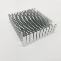 Mini dissipateur thermique anodisé noir 14*14*08mm