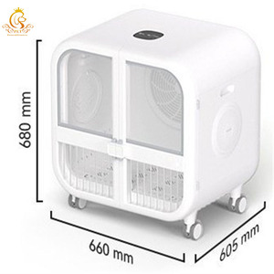 EUR <span class=keywords><strong>PET</strong></span> kediler için otomatik hayvan kurutma makinesi kutu Ultra sessiz köpek saç kurutma makinesi 135l akıllı sıcaklık kontrolü 360 derece kurutma kutusu - Product Image 4