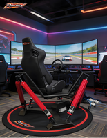 Plateforme simulateur à mouvement complet 6DOF pour centres de formation à la conduite G-force, écoles, divertissement commercial en intérieur