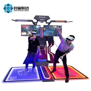 Vr deux contre console de <span class=keywords><strong>jeu</strong></span> à détection de mouvement <span class=keywords><strong>multijoueur</strong></span> en ligne grand tir Thunder dark battlefield experience museum equipment - Product Image 5