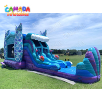 Château gonflable pour enfants, jeu d'extérieur, château gonflable commercial en PVC, trampoline pour fête, combinaison de trampoline et de toboggan pour enfants