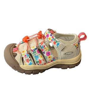 Sandales d'été pour enfants, nouveau style, fermeture Velcro, color block, 2025, chaussures d'extérieur à bout fermé pour garçons et filles, protection des orteils - Product Image 1