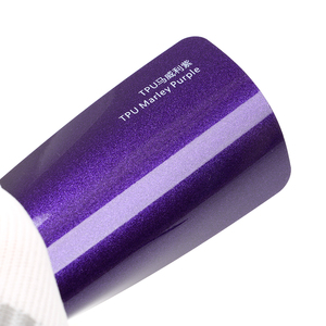 Personnalisation d'usine 1.52X15m 7.5mil TPU métallisé minuit violet couleur ppf <span class=keywords><strong>film</strong></span> de protection de peinture - Product Image 1