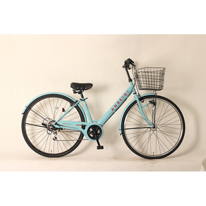 Vélo urbain vintage pour femmes, fourche en acier de <span class=keywords><strong>27</strong></span> <span class=keywords><strong>pouces</strong></span>, 6 vitesses, vélo de ville rétro classique, freins à disque, cadre rigide pour adultes - Product Image 4
